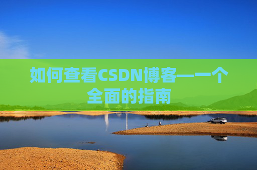 如何查看CSDN博客—一个全面的指南